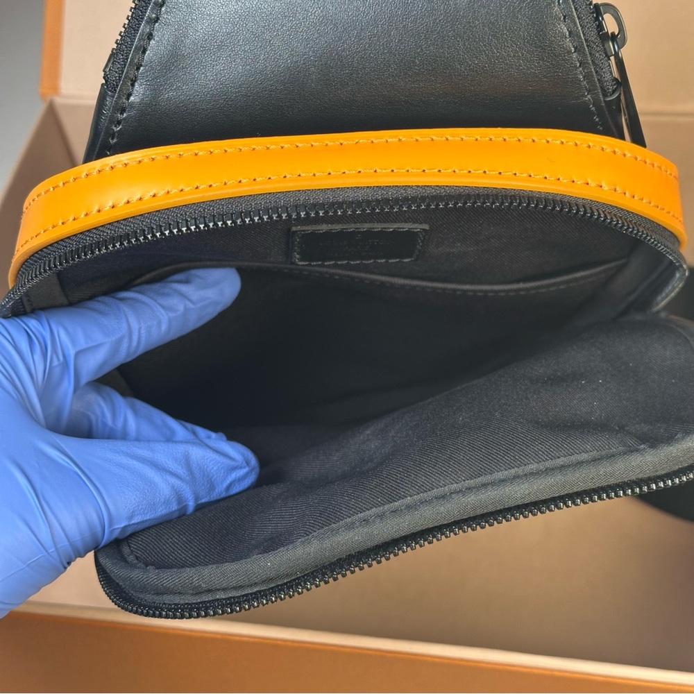 Louis Vuitton AVENUE SLINGBACK MONOGRAM MACASSAR ORANGE with Box and Dustbag - Picture 12 of 15